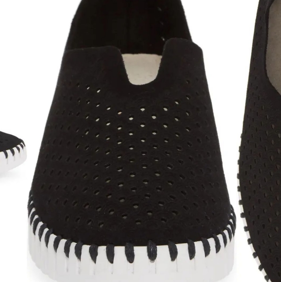 Ilse Jacobsen Hornbak Tulip Slip on Sneaker Perforate Black Size 41 - Picture 4 of 16